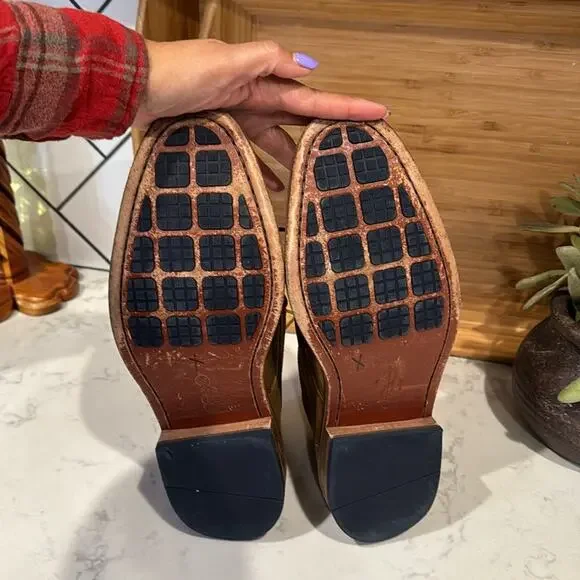 Cole Haan Colton Chukka Brown blue Leather Booties preppy  display picture 1